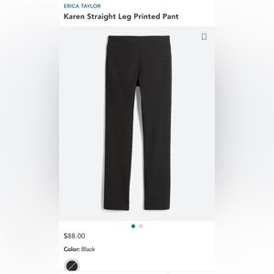 Erica Taylor Karen Printed Straight Leg Pant